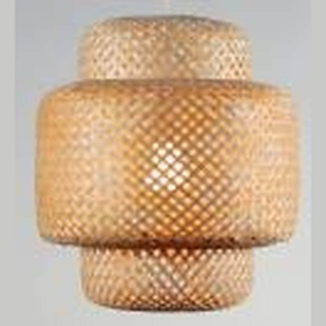 Bamboo Cane Lantern Pendant